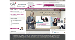 Desktop Screenshot of entreprises.ca-centreouest.fr